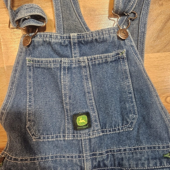 John Deere Denim Overalls Youth 16R - Picture 3 of 8